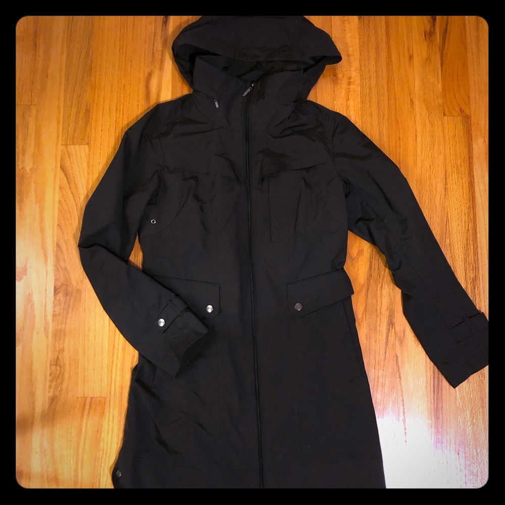 Cole Haan Black Trench Coat